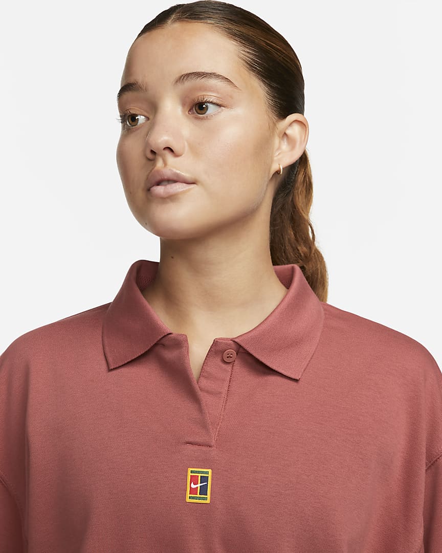 NikeCourt Dri-FIT Heritage Tennispolo Kvinder