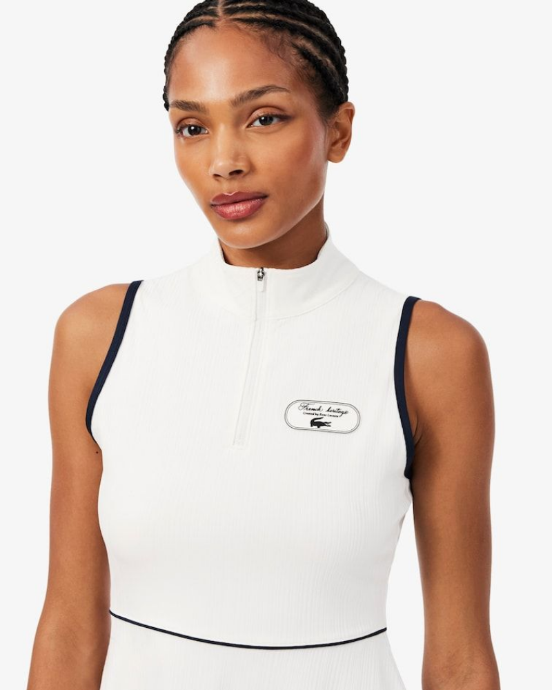 Lacoste kjole Hvid