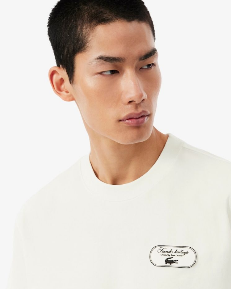 Lacoste Herre Ultra Dry Tennis Heritage Graphic T-shirt