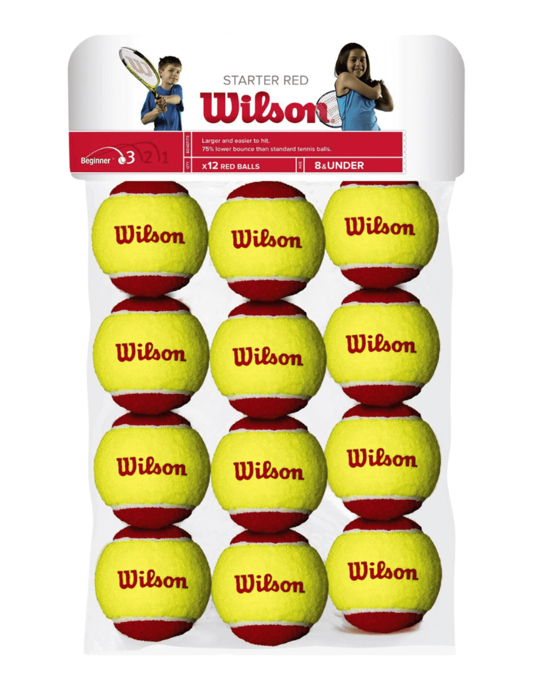 Wilson Røde Tennisbolde