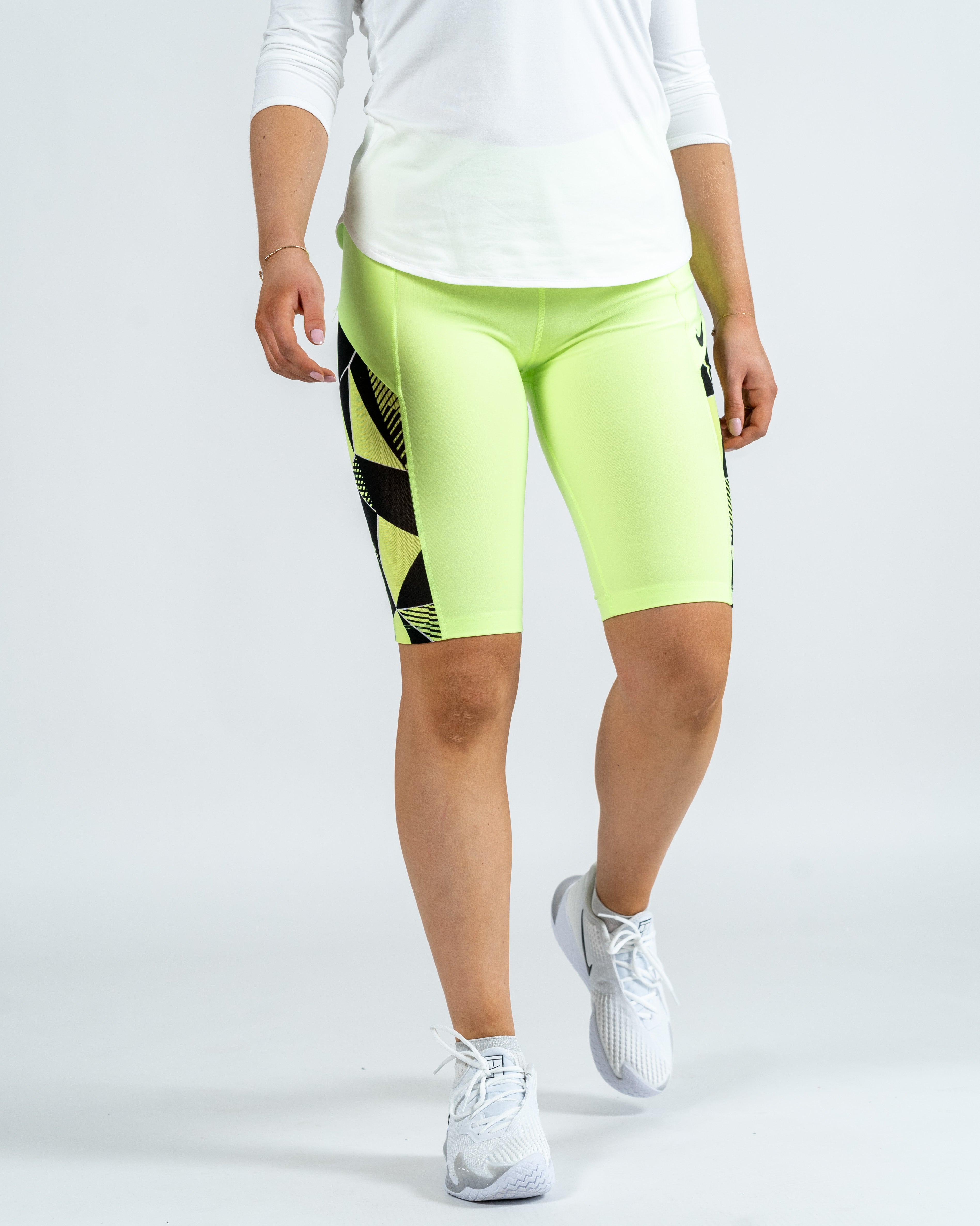 Nike Kvinde Capri Tights Grøn/Neon