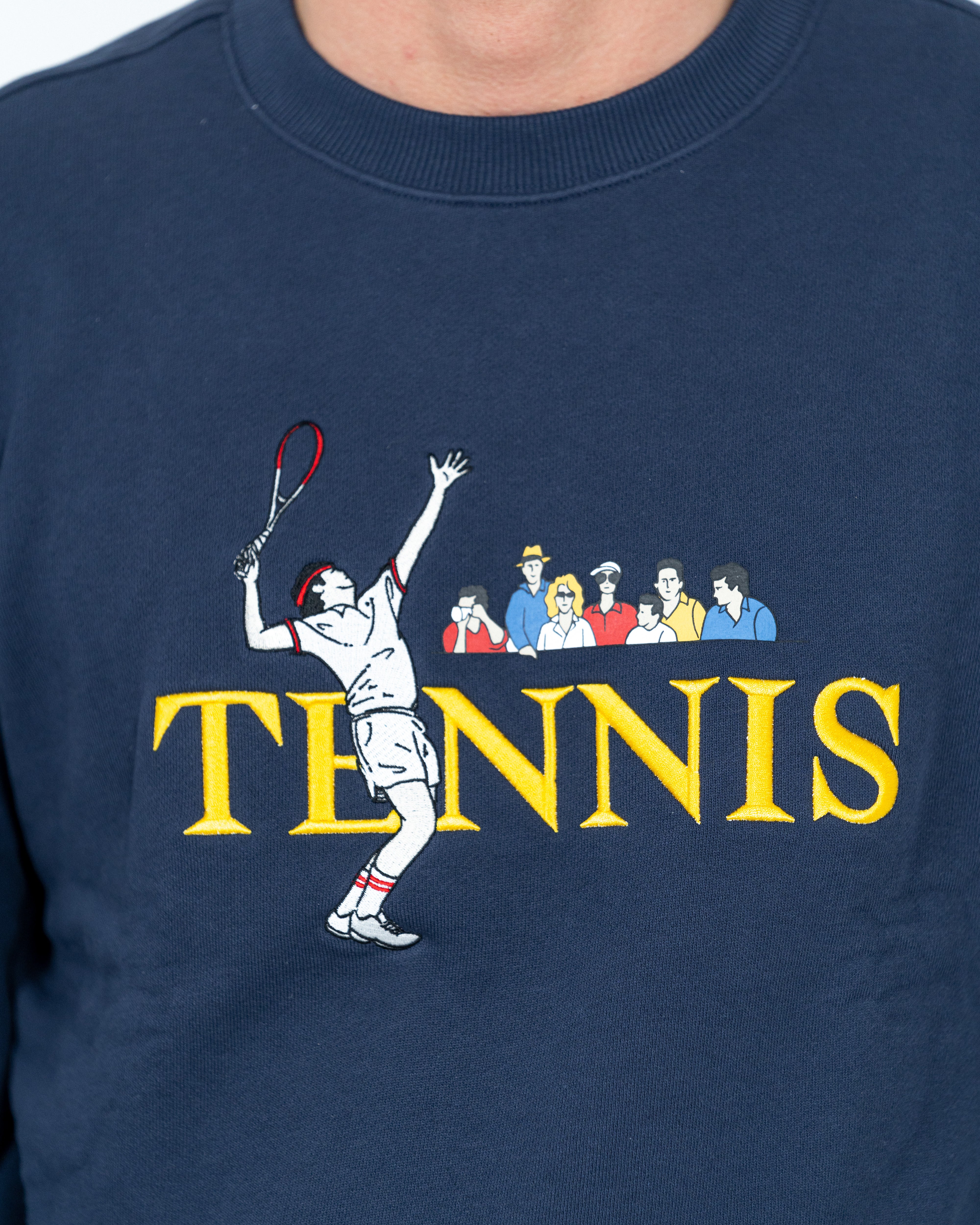 Lacoste Sweatshirt "Tennis" Marineblå