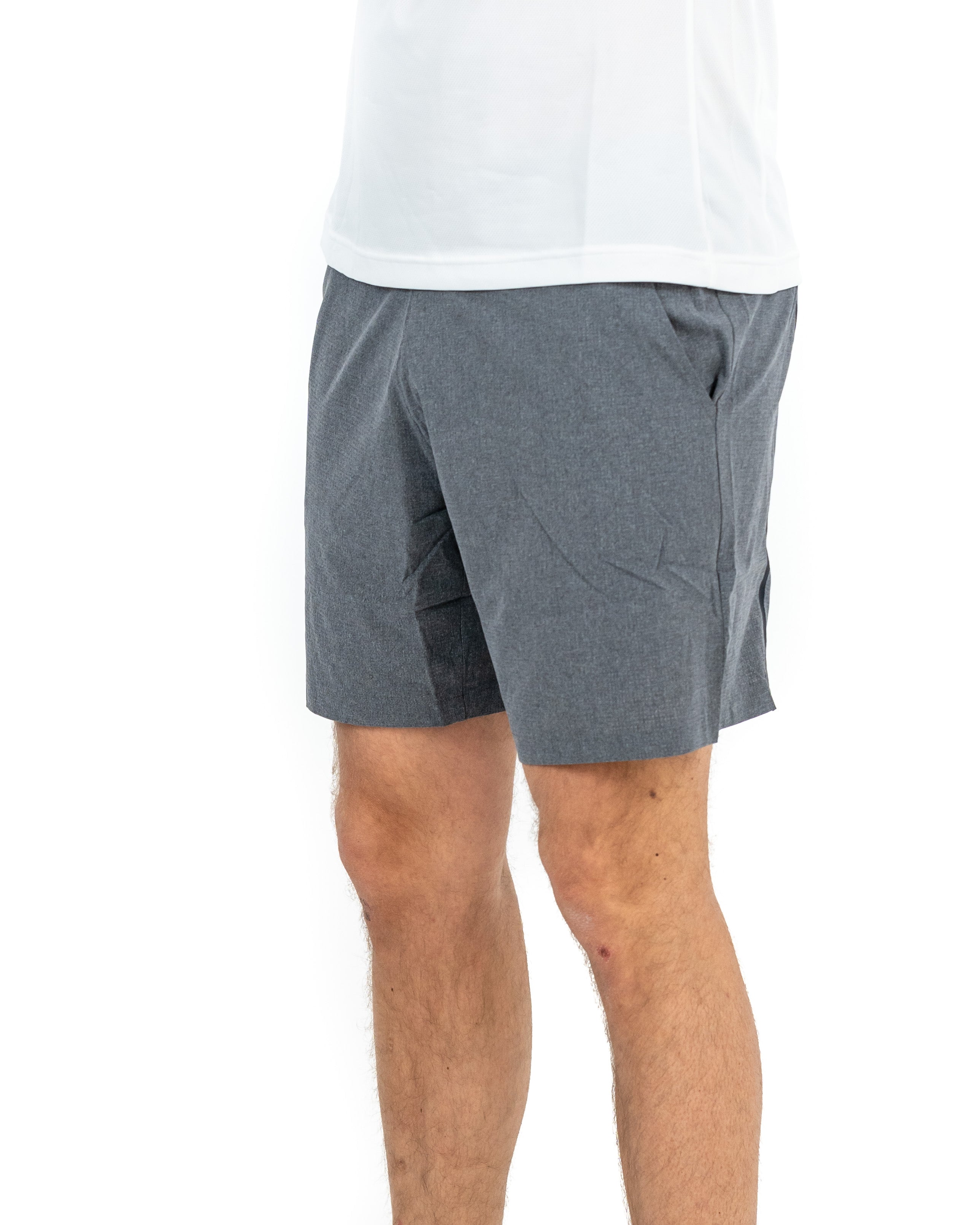 Adidas Herre Melange Shorts 7" Grå