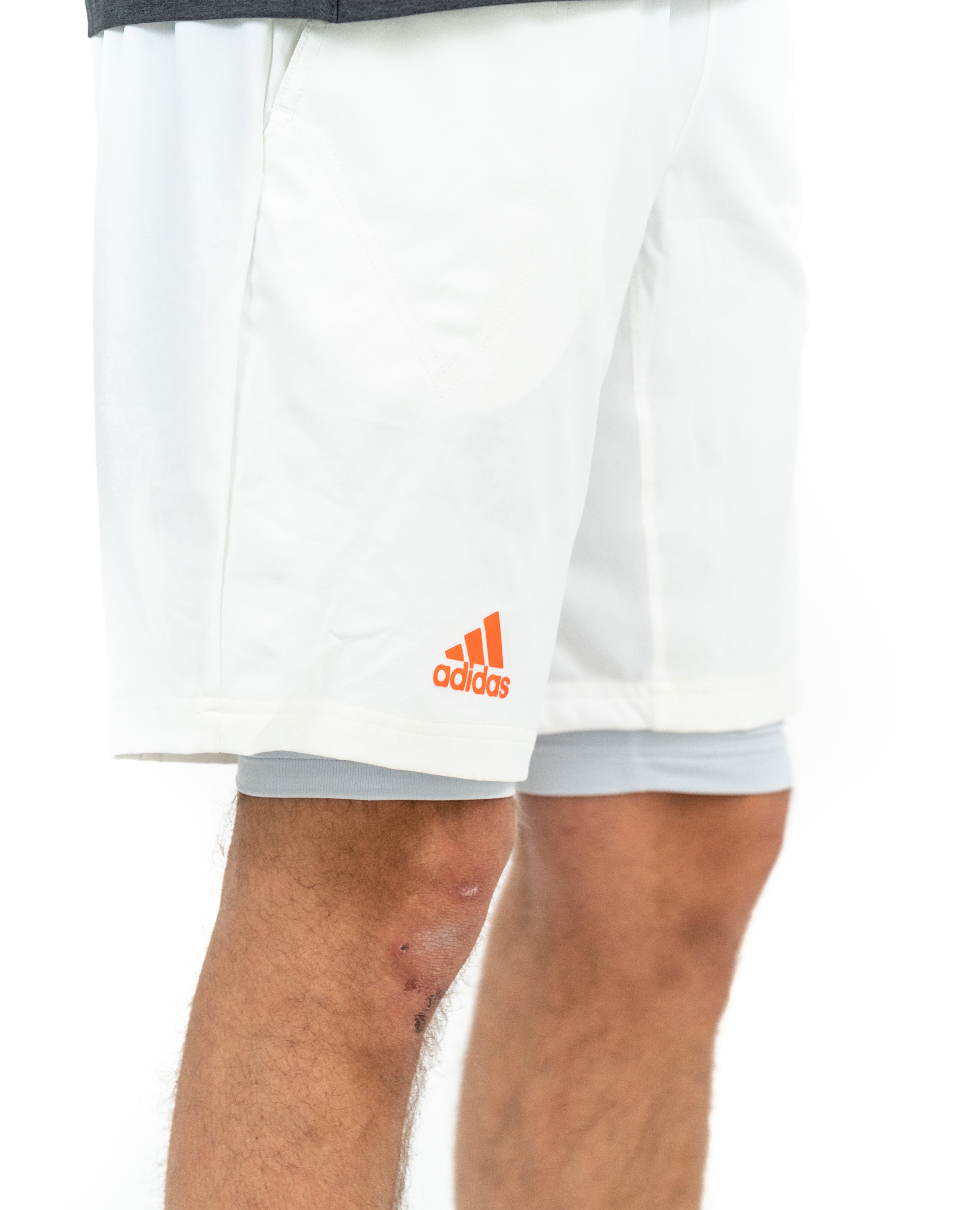 Adidas Herre Adizero Shorts Hvid