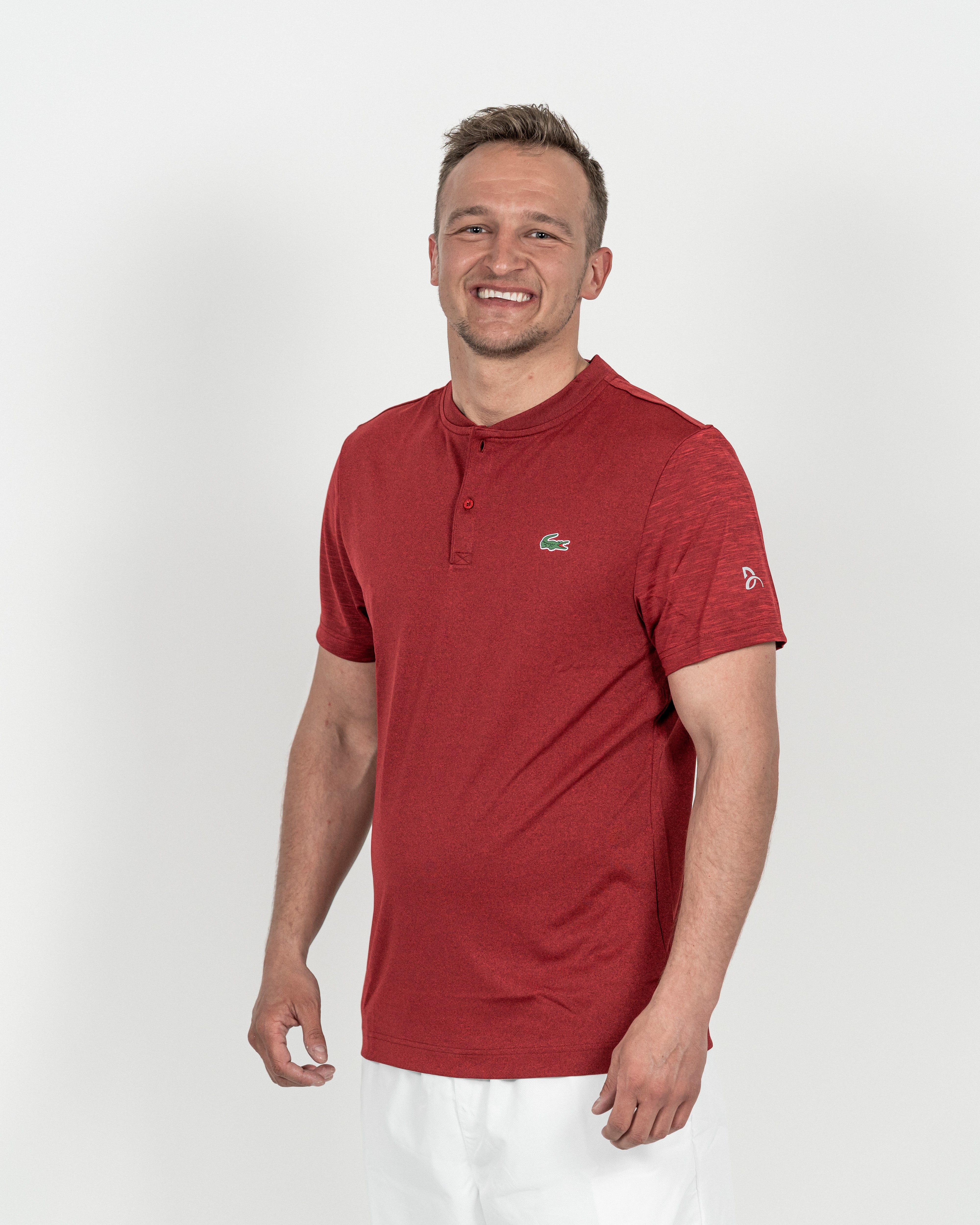 Lacoste Novak Djokovic Tennis T-shirt Rød