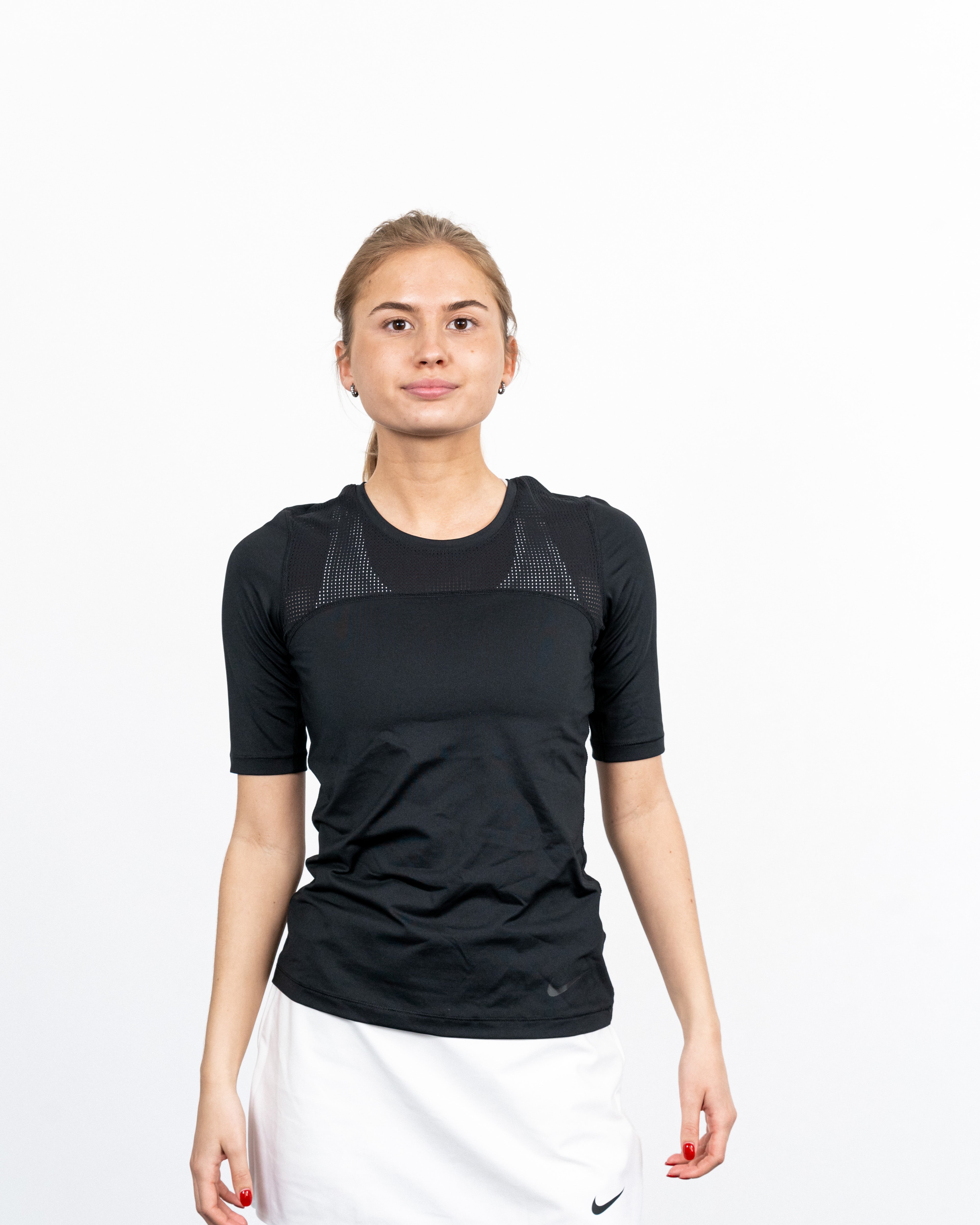 Nike Pro Hypercool Kvinde T-shirt Sort