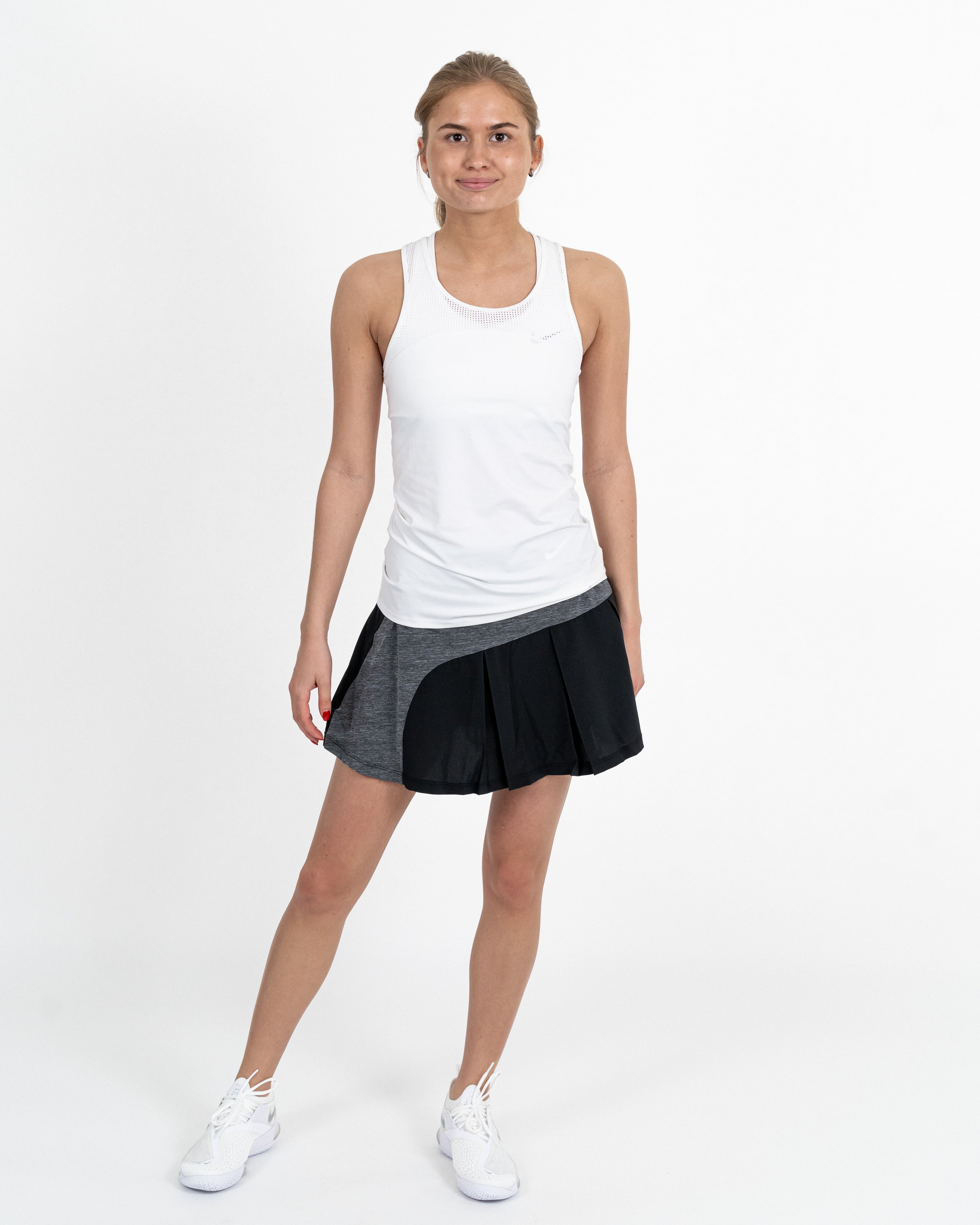 Nike Court Advantage Kvinde Skirt Sort