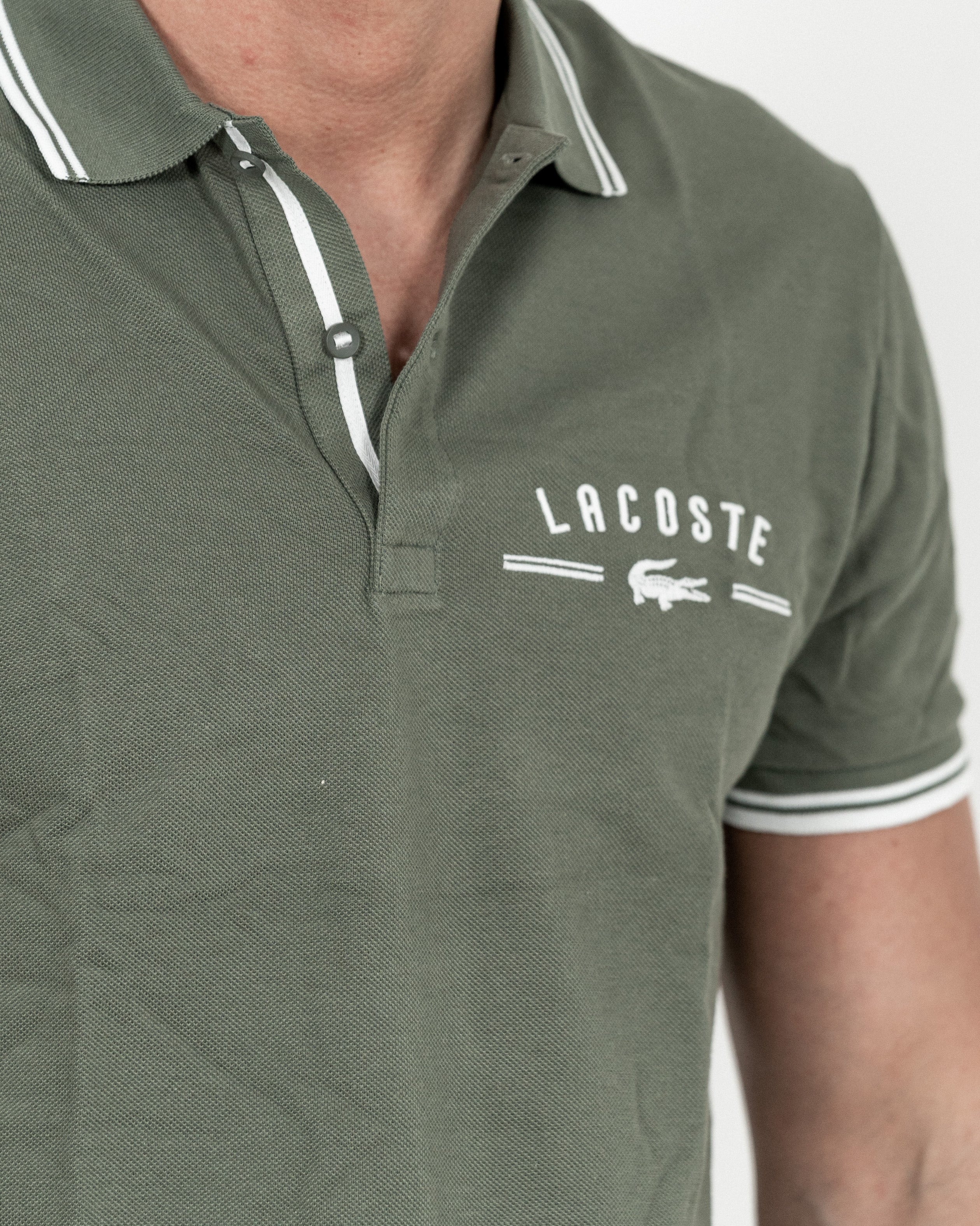 Lacoste Herre Polo Army