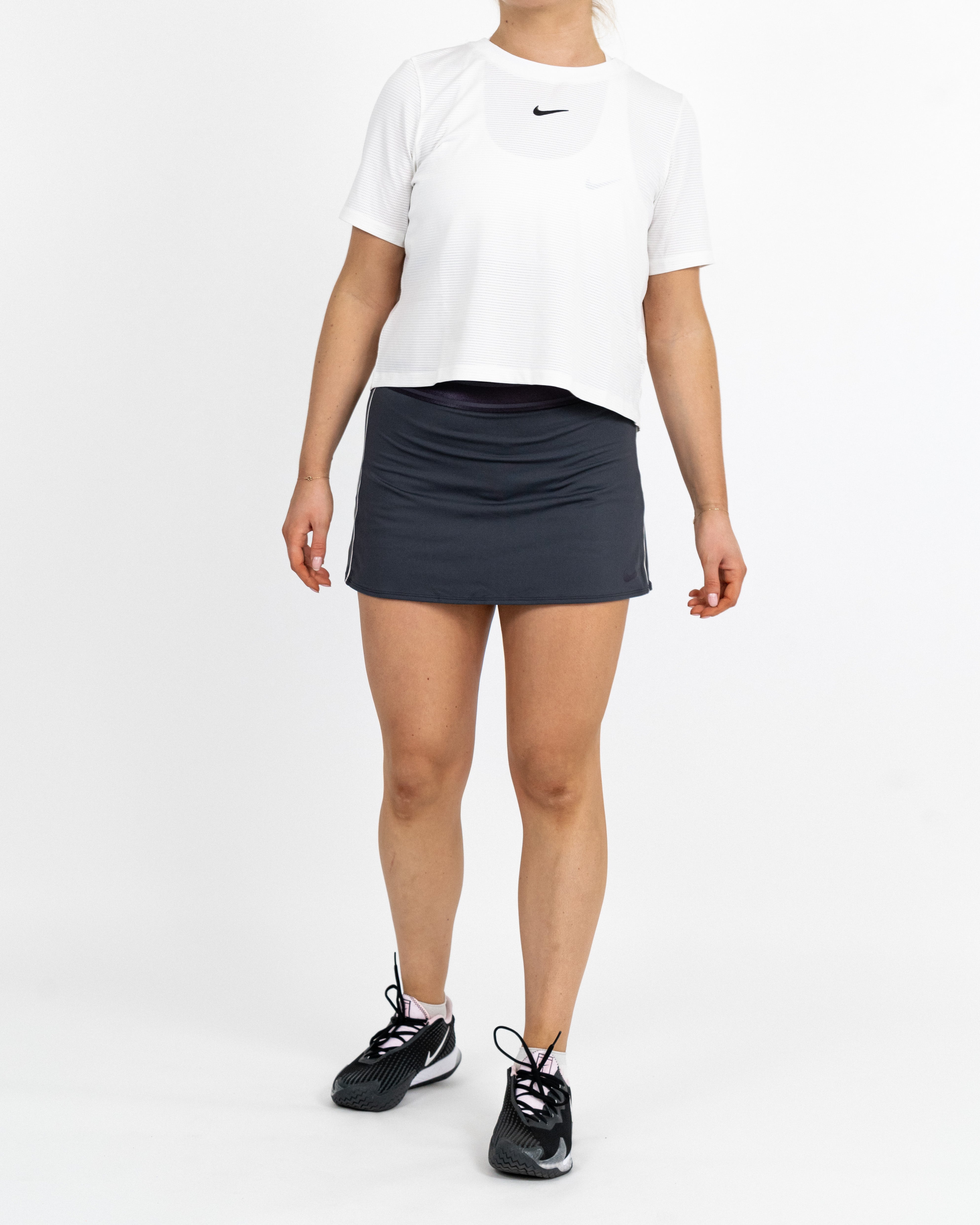 Nike Court Dry Skirt Grå