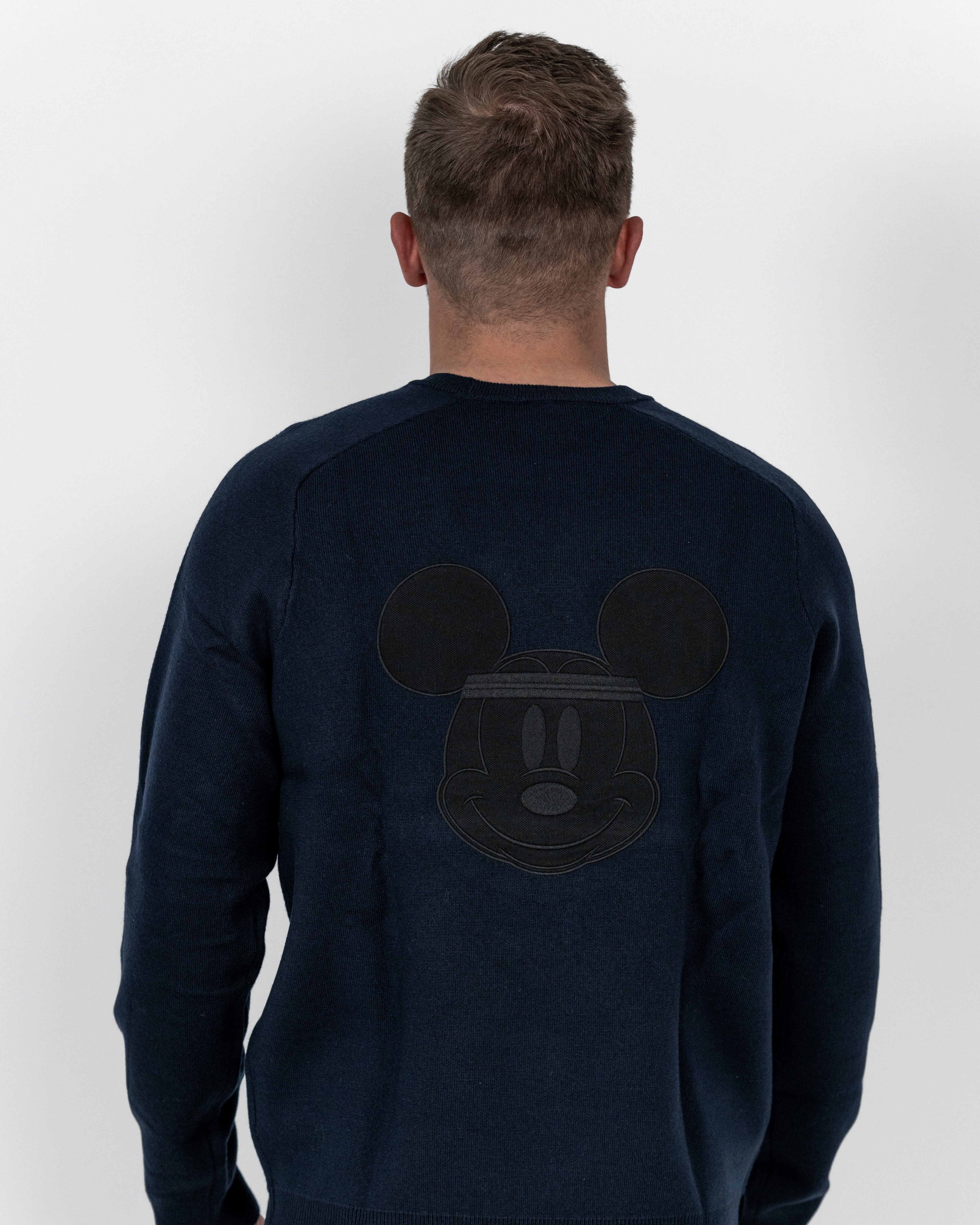 Lacoste Herre Mickey Mouse Sweatshirt Mørkeblå