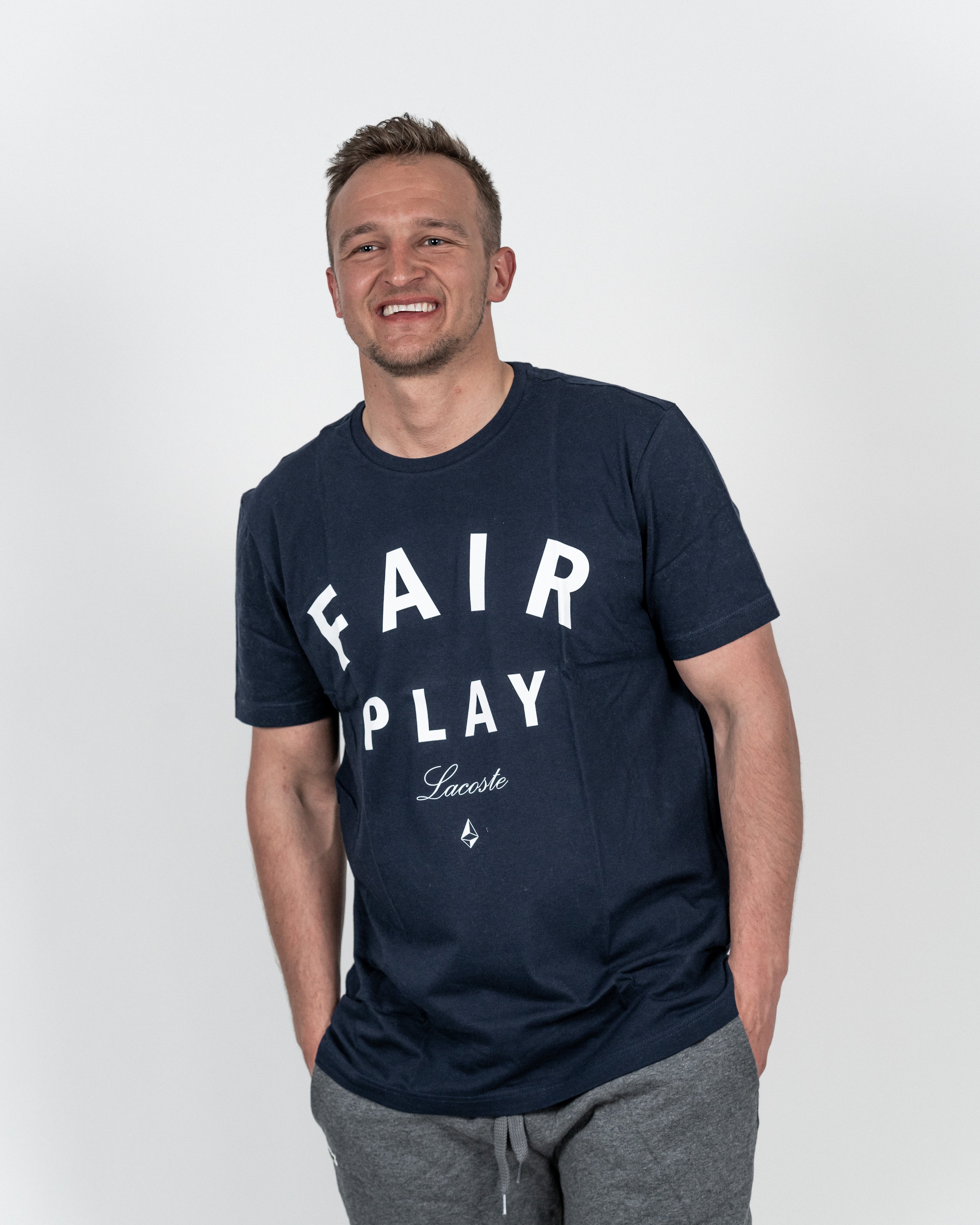 Lacoste "Fair Play" T-shirt Navy