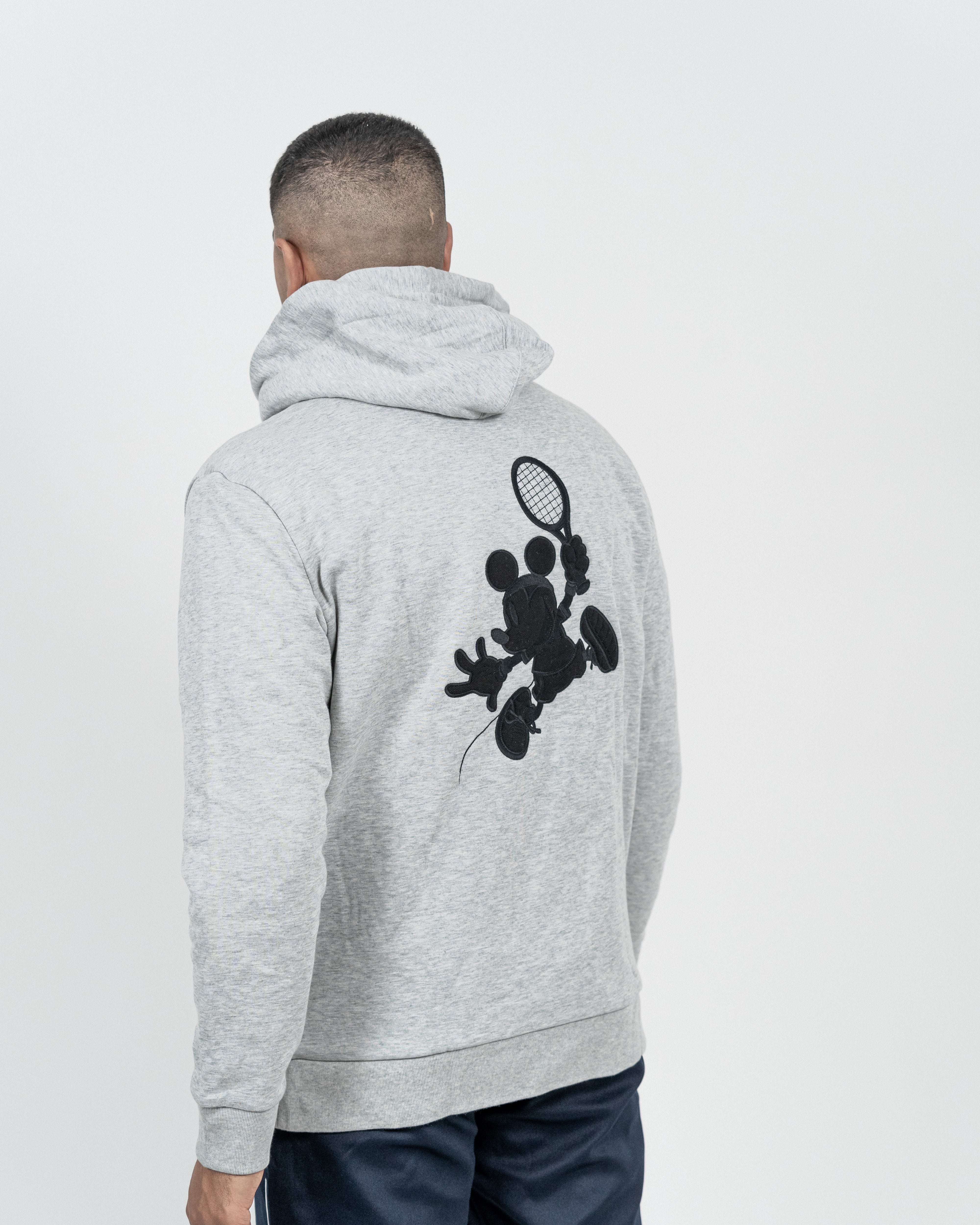 Mickey mouse with tennis racket hoodie sale