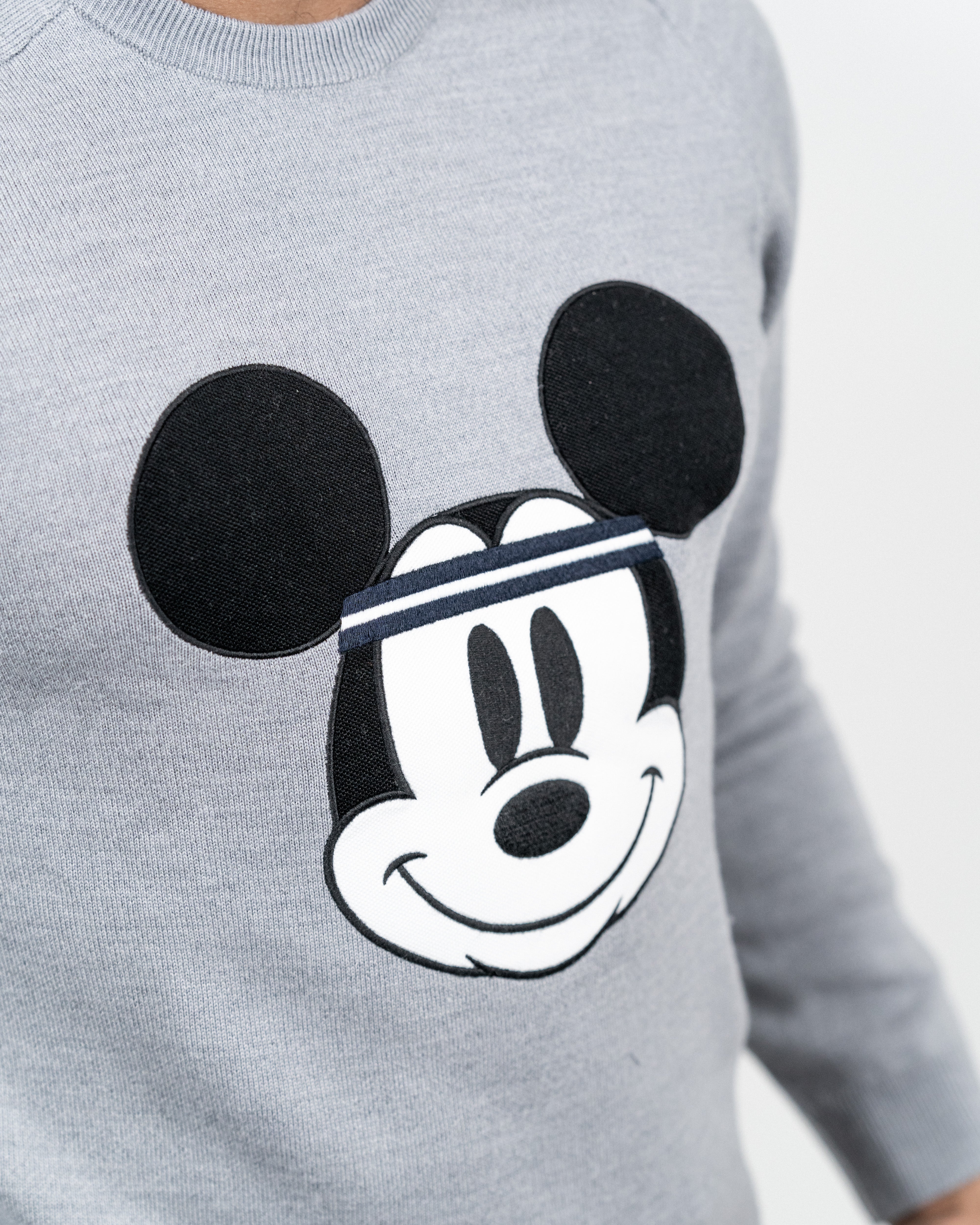 Lacoste Herre Mickey Mouse Sweatshirt Grå