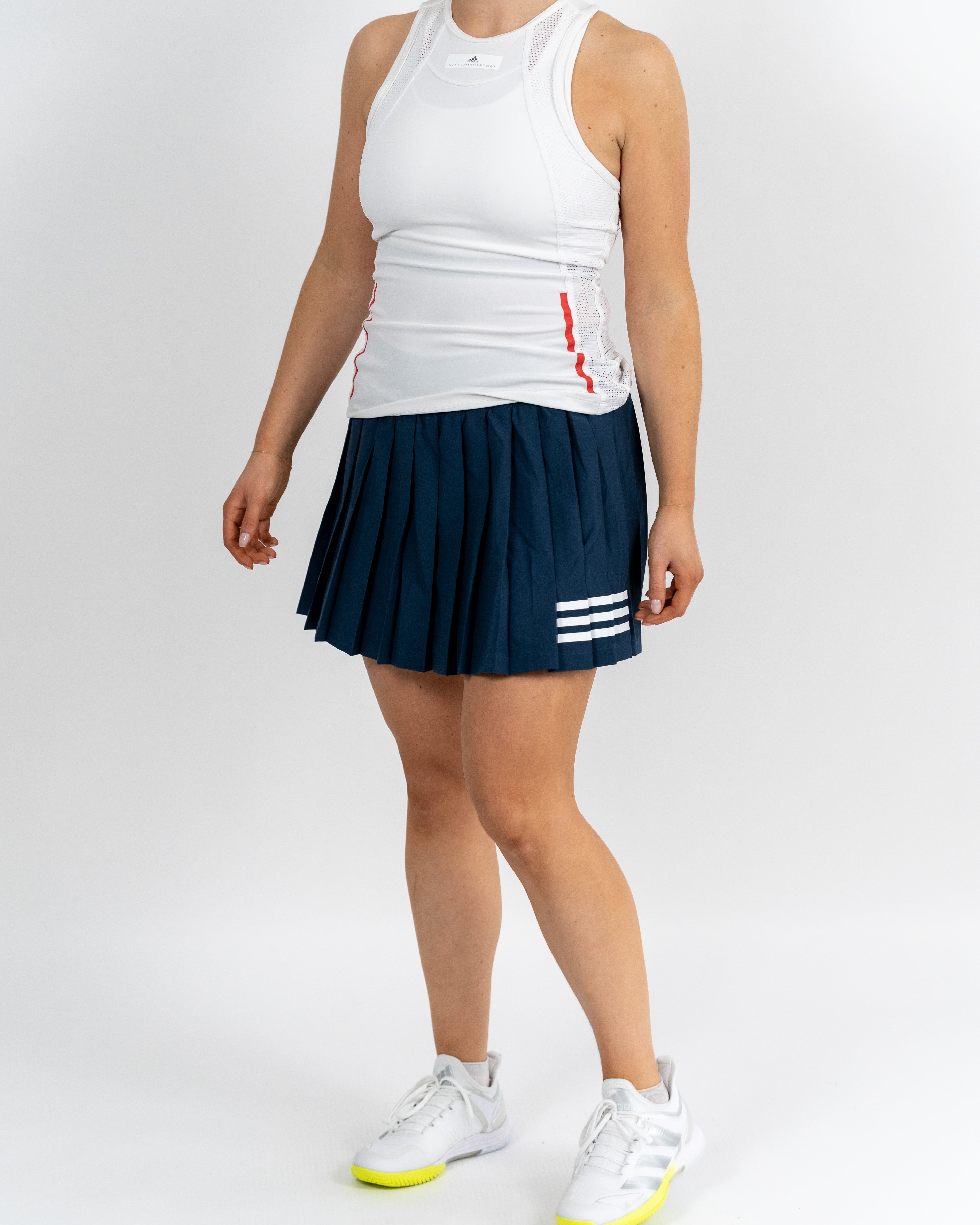Adidas Kvinde Club Skirt Plisseret Blå