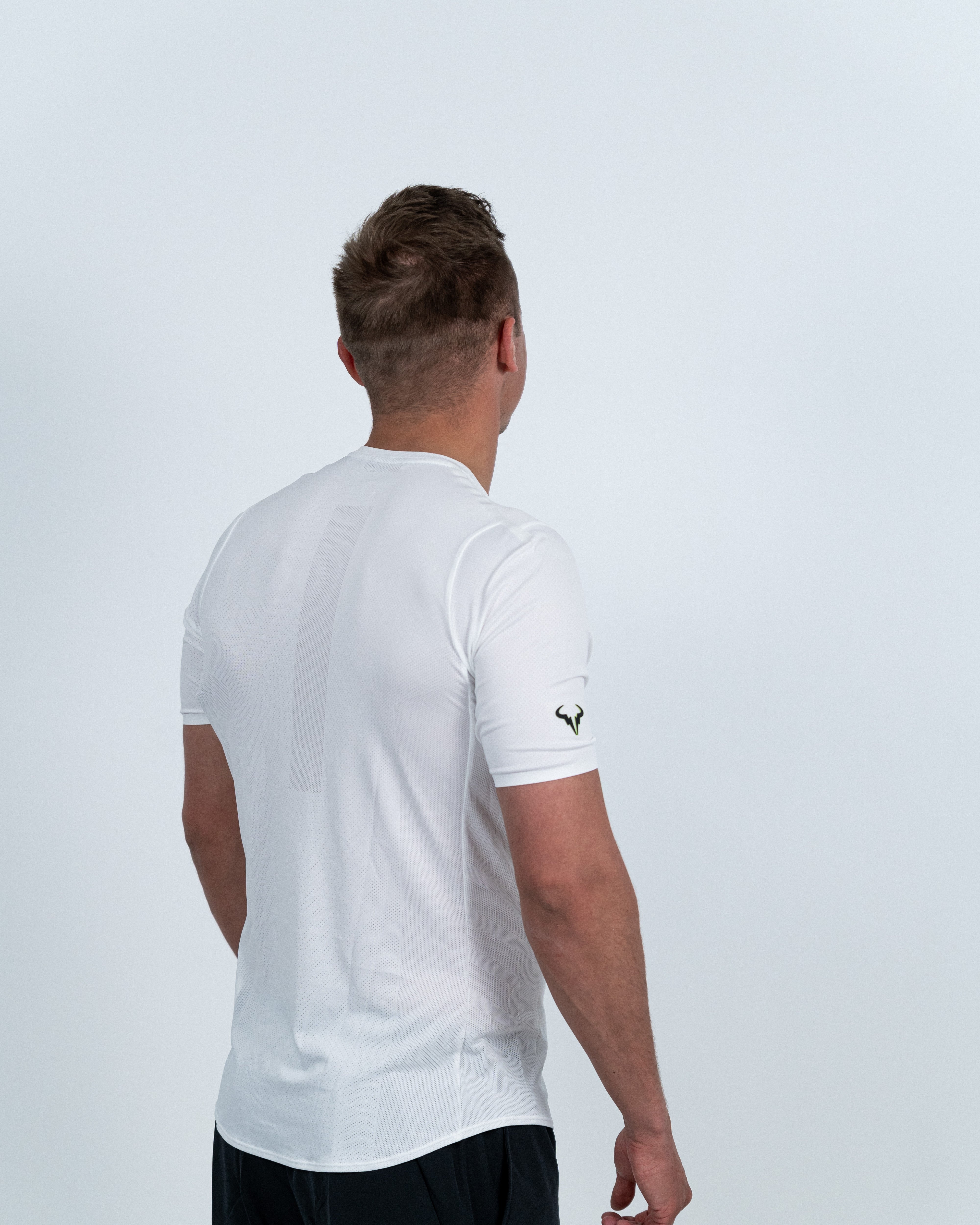 Nike Aero React Rafa Crew T-shirt Hvid