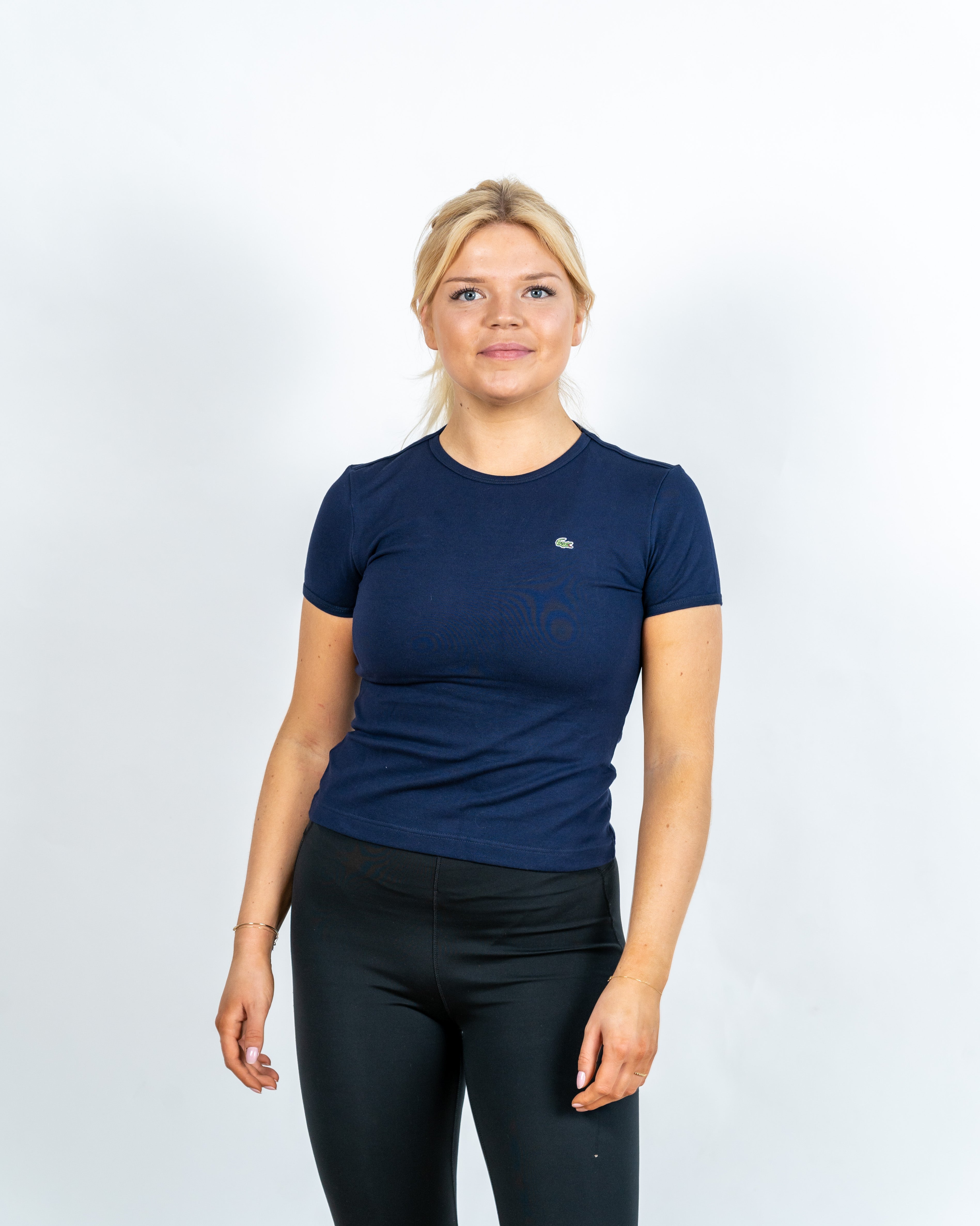 Lacoste Kvinde T-shirt Marineblå