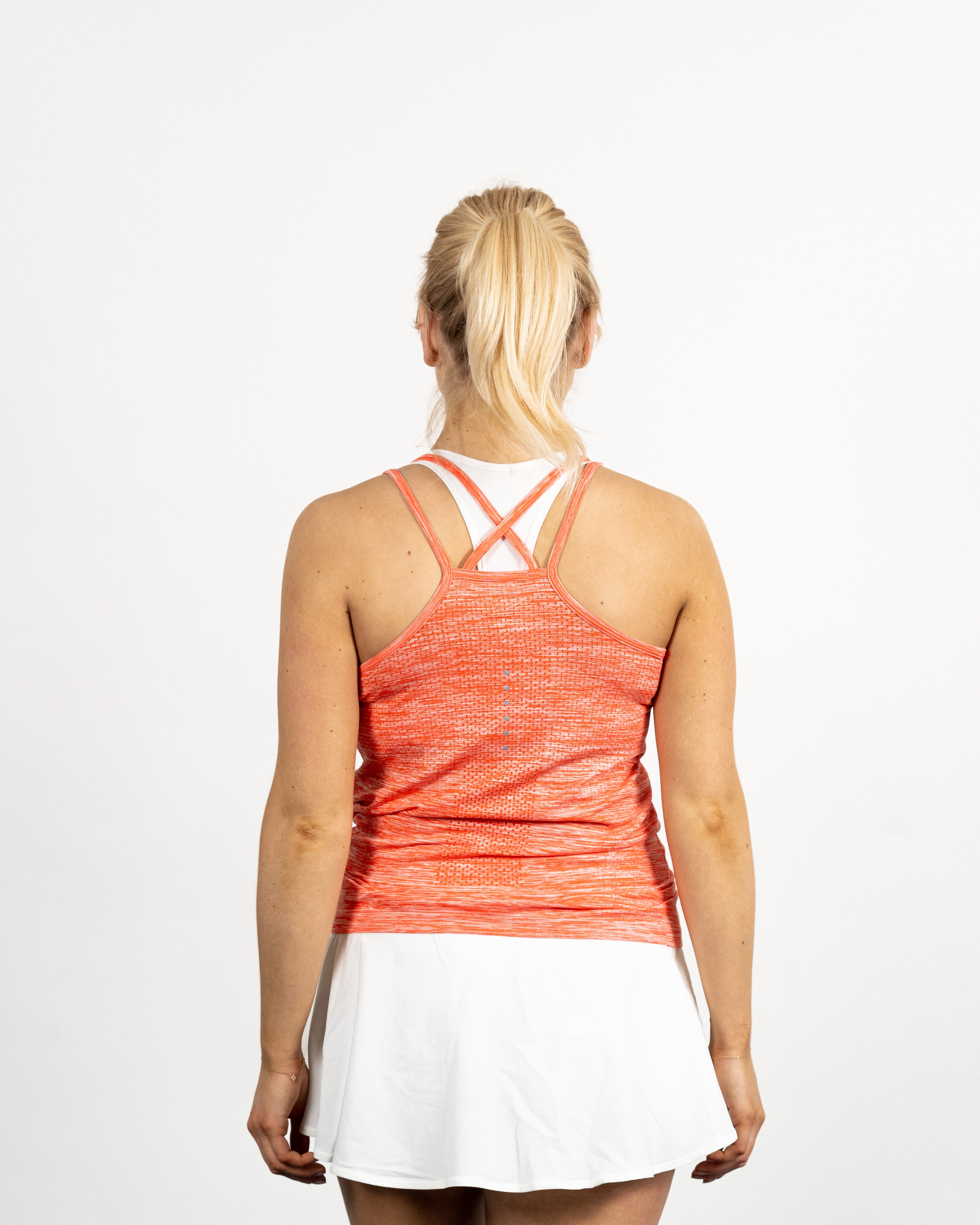 Nike Kvinde Dri-fit Knit Top Orange
