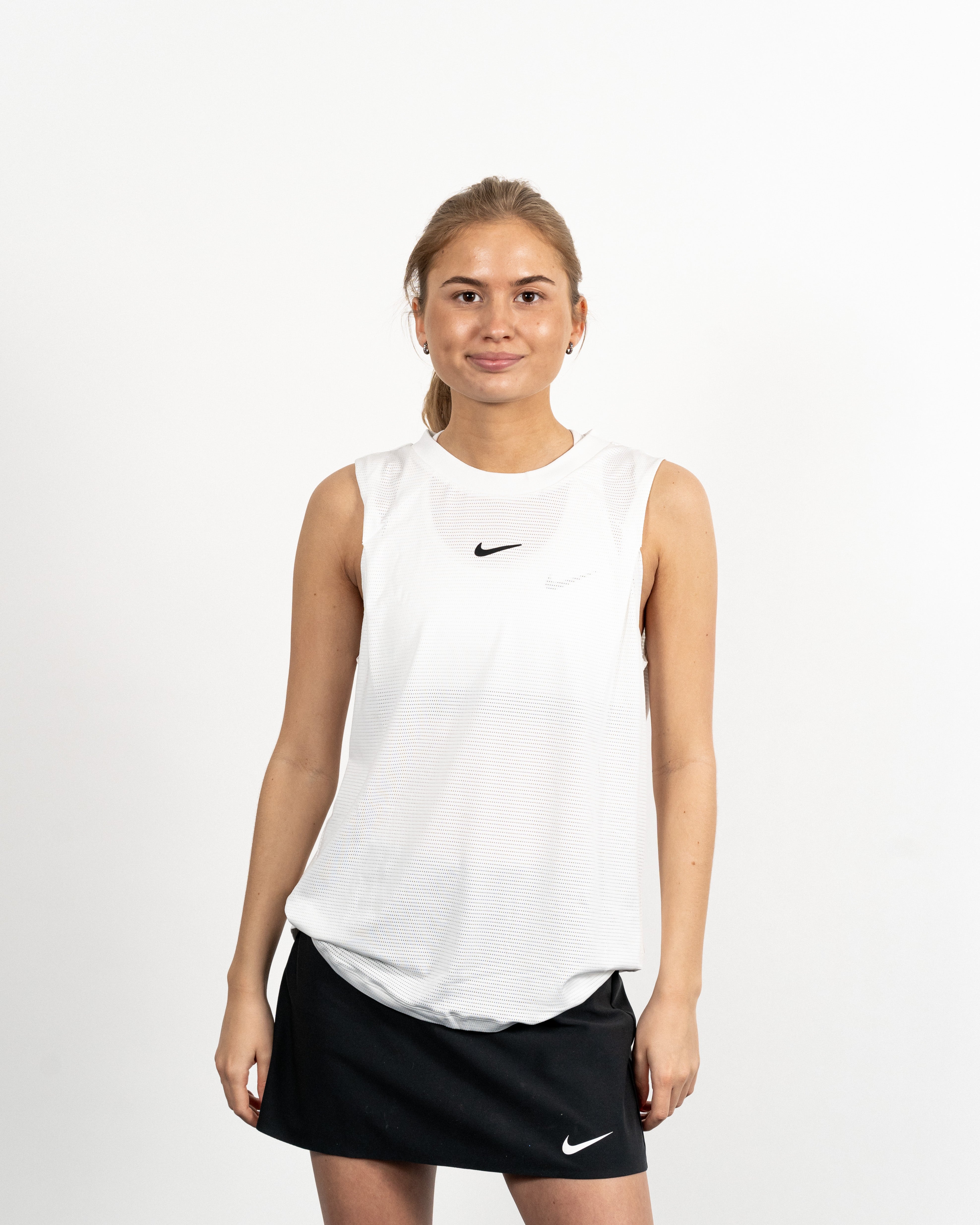 Nike Court Advantage Kvinde Tennis Tank Hvid