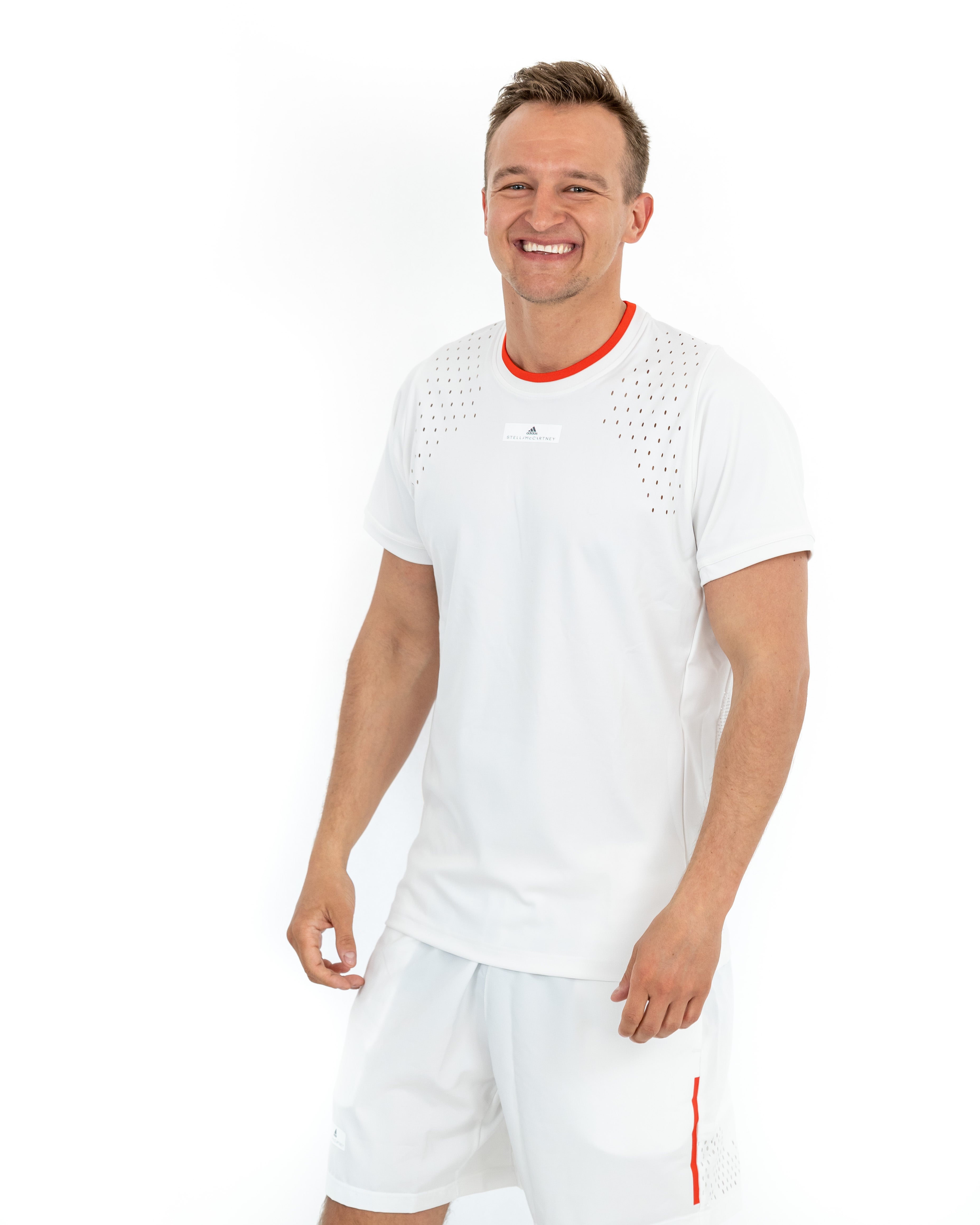 Adidas Herre Stella McCartney T-shirt Hvid