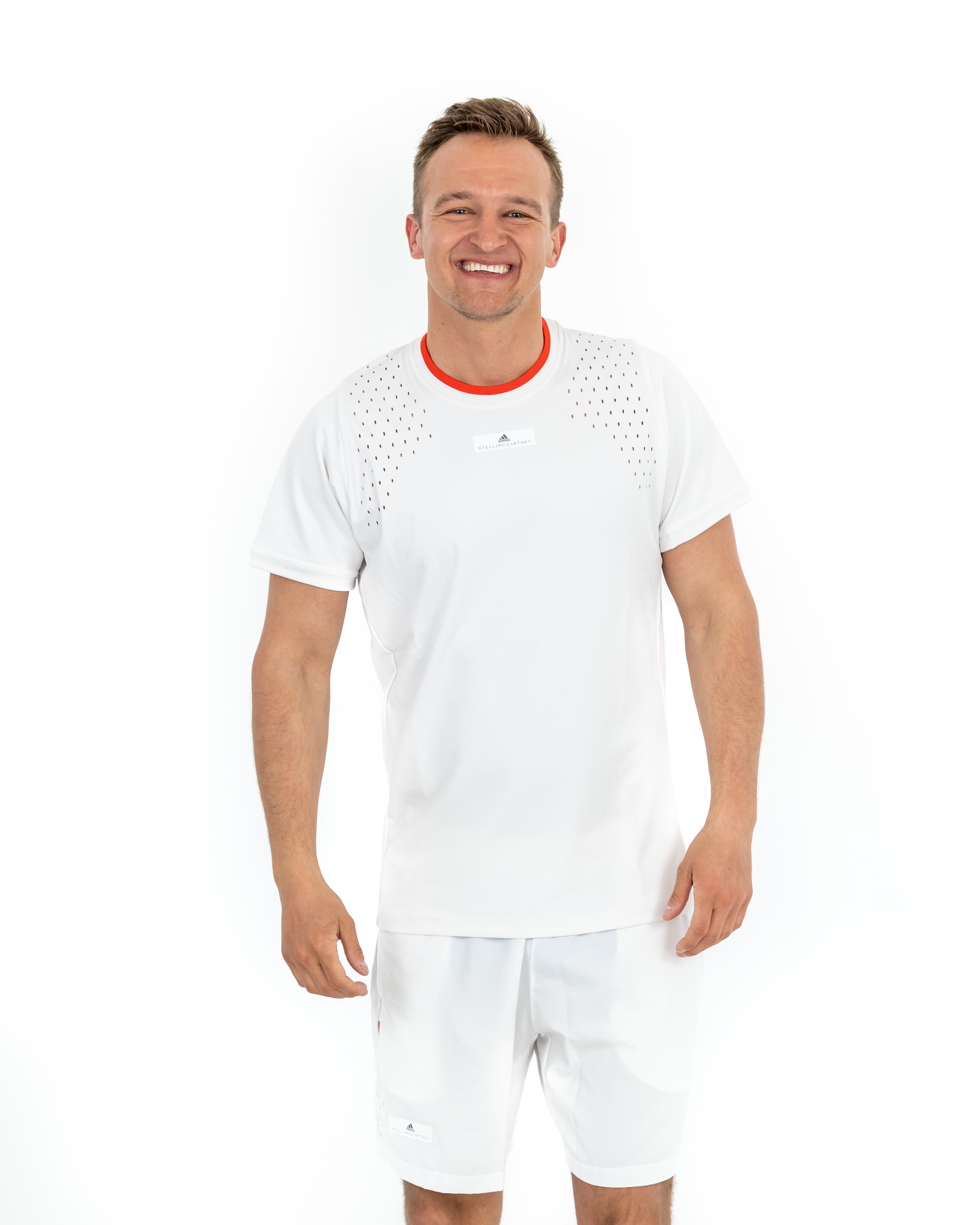 Adidas Herre Stella McCartney T-shirt Hvid