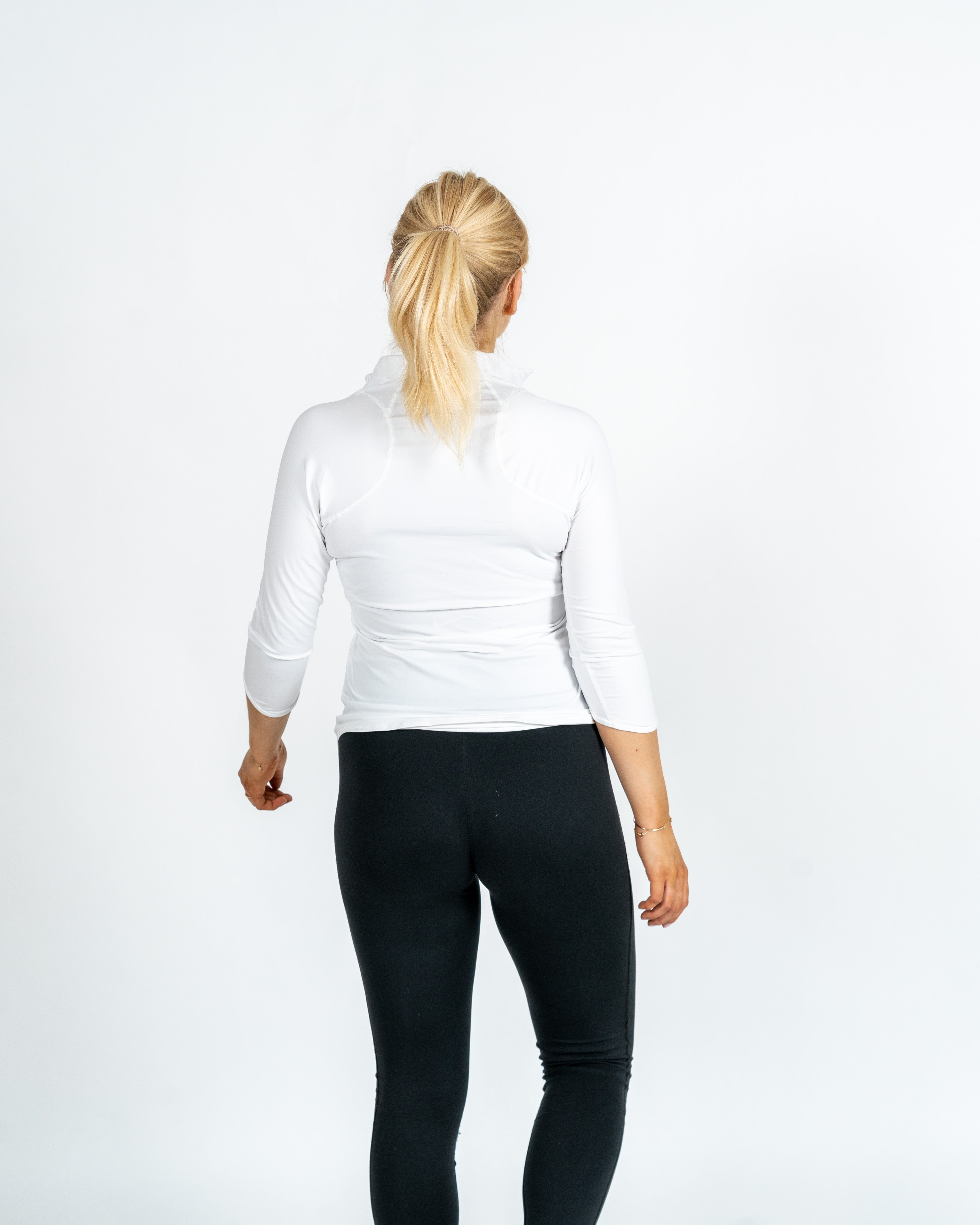 Nike Kvinde 3/4 Ærmet Hvid