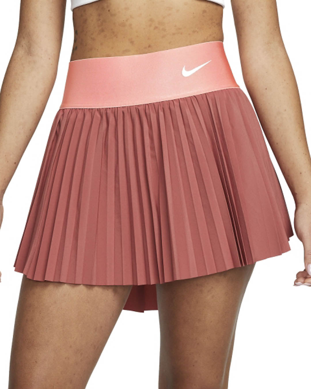 NikeCourt Dri-FIT Kvinde Advantage Skirt Plisseret Ekstra Længde