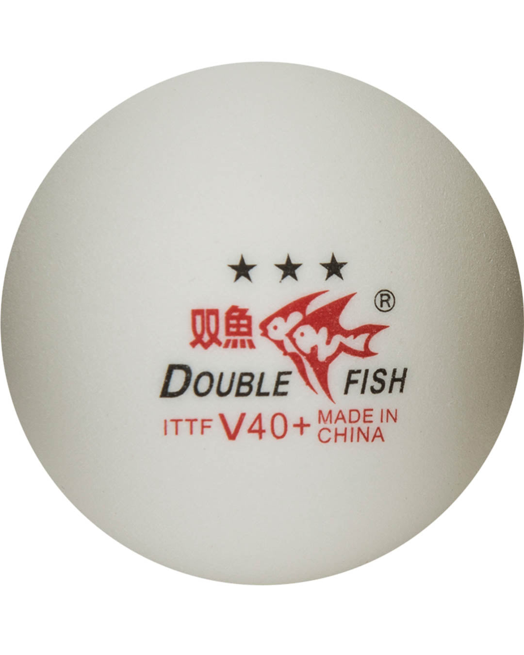 Double Fish 40+3-Stars Bordtennisbold