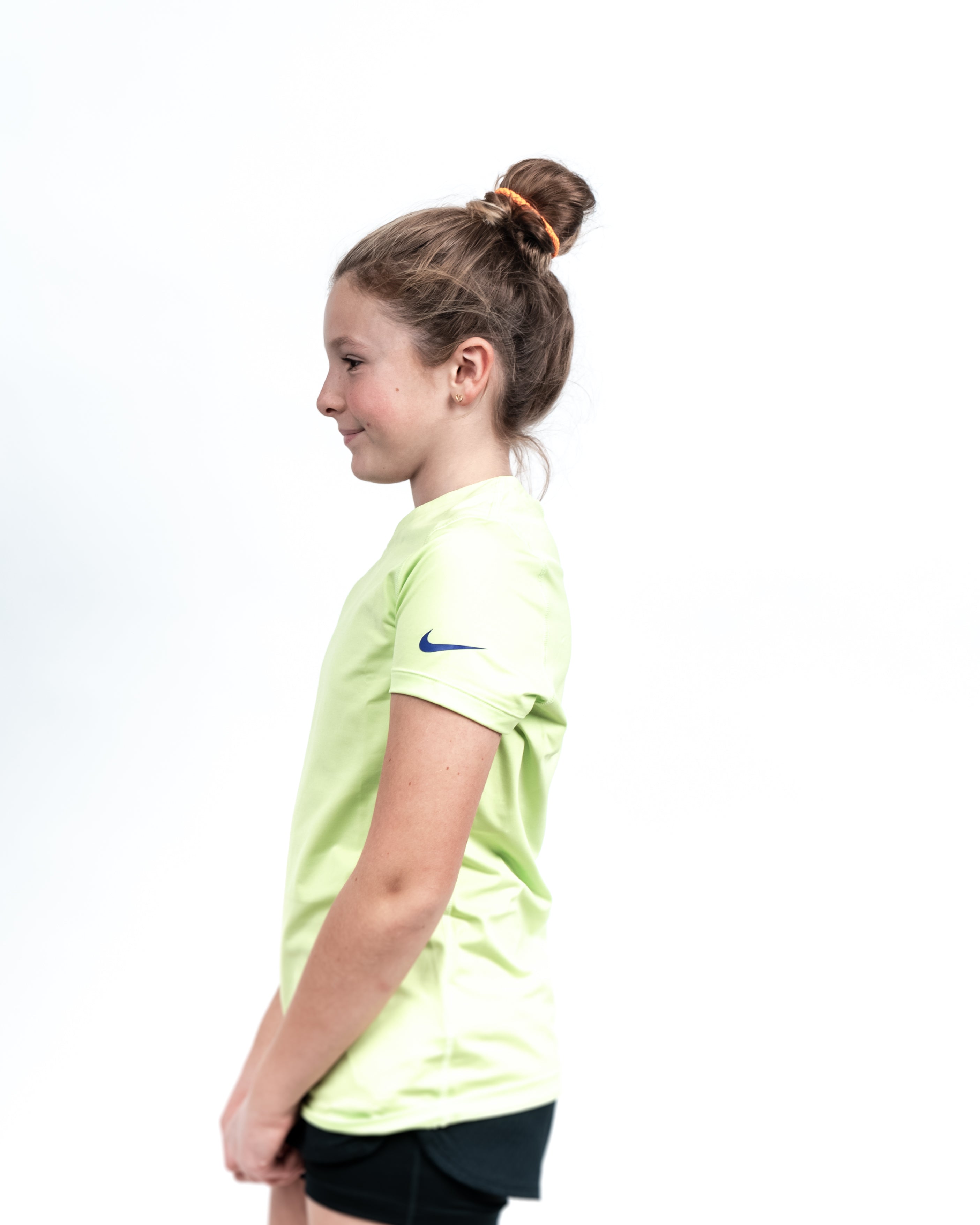 Nike Pige Trænings T-Shirt Limegrøn