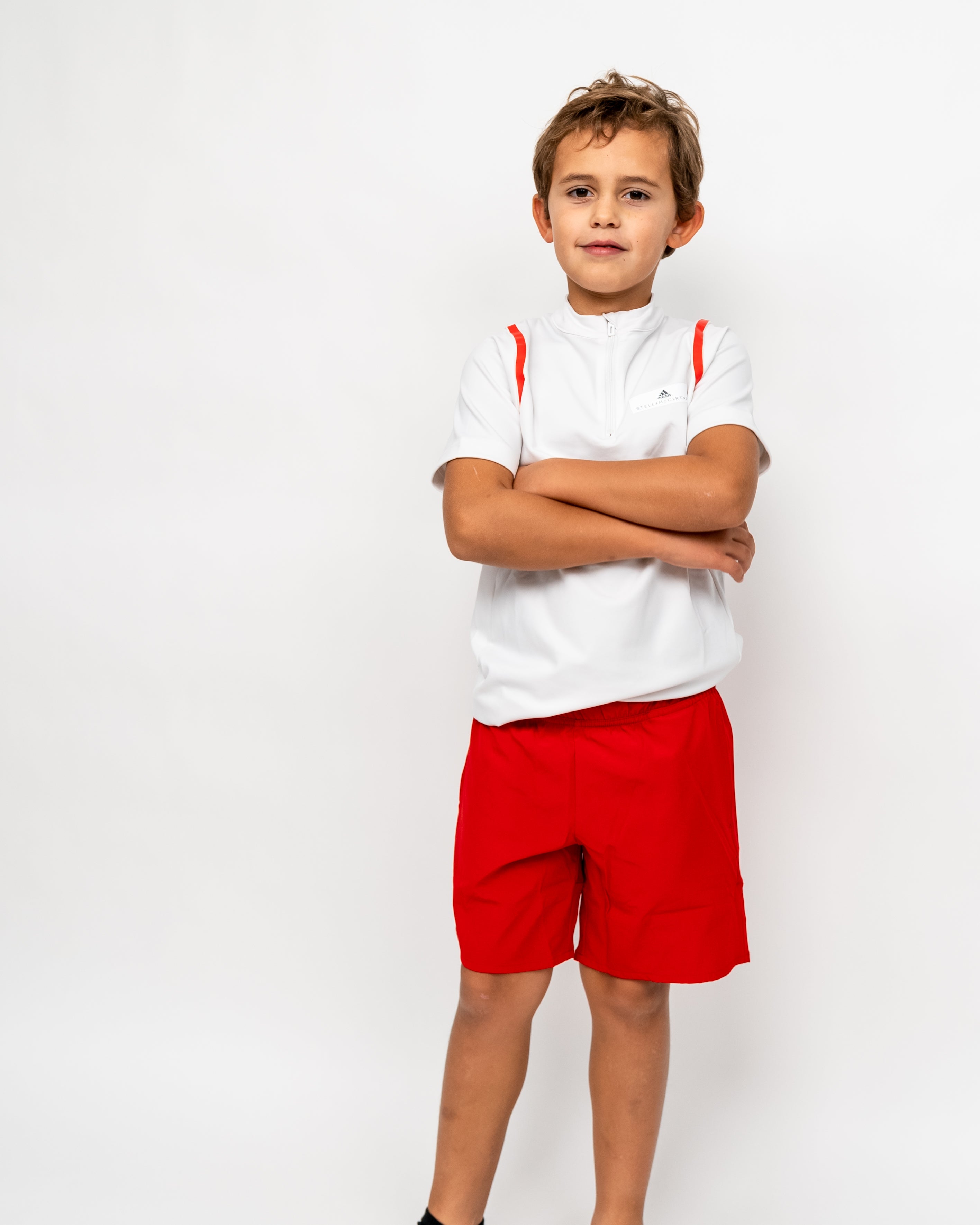 Adidas Barricade Shorts Drenge Rød