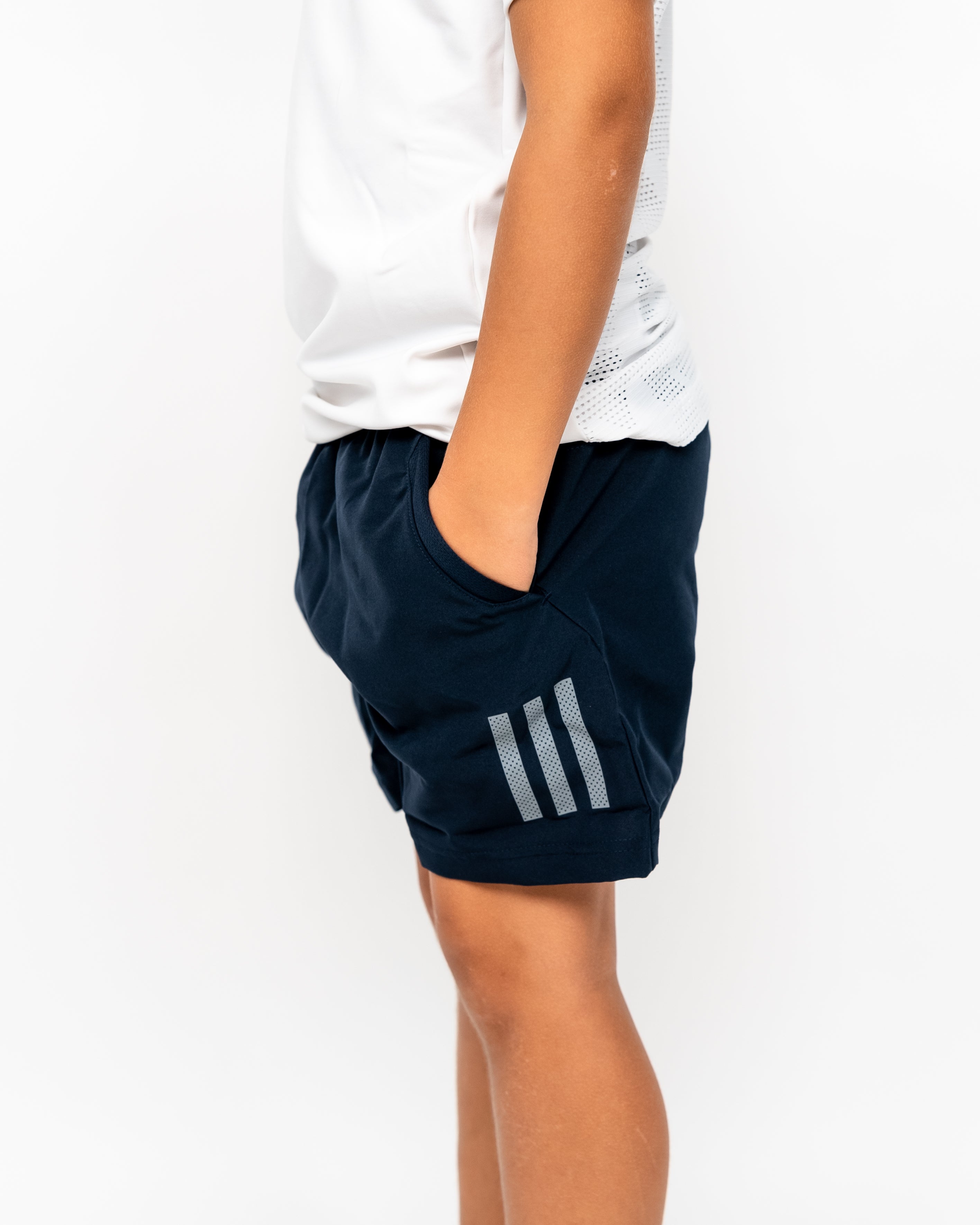 Adidas Drenge Shorts Marineblå