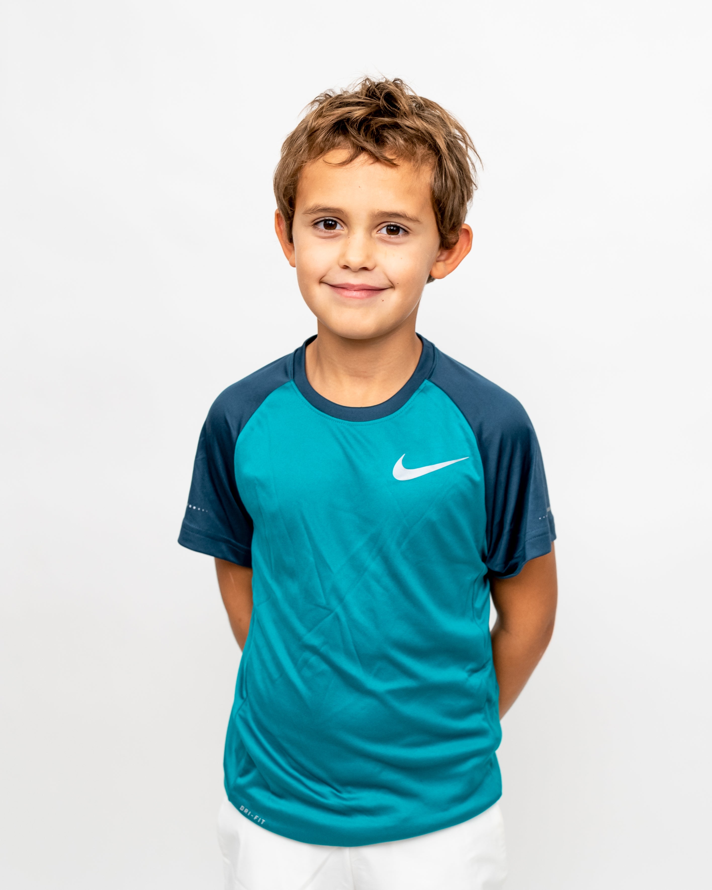 Nike Miler Kort Ærmet T-shirt Blå