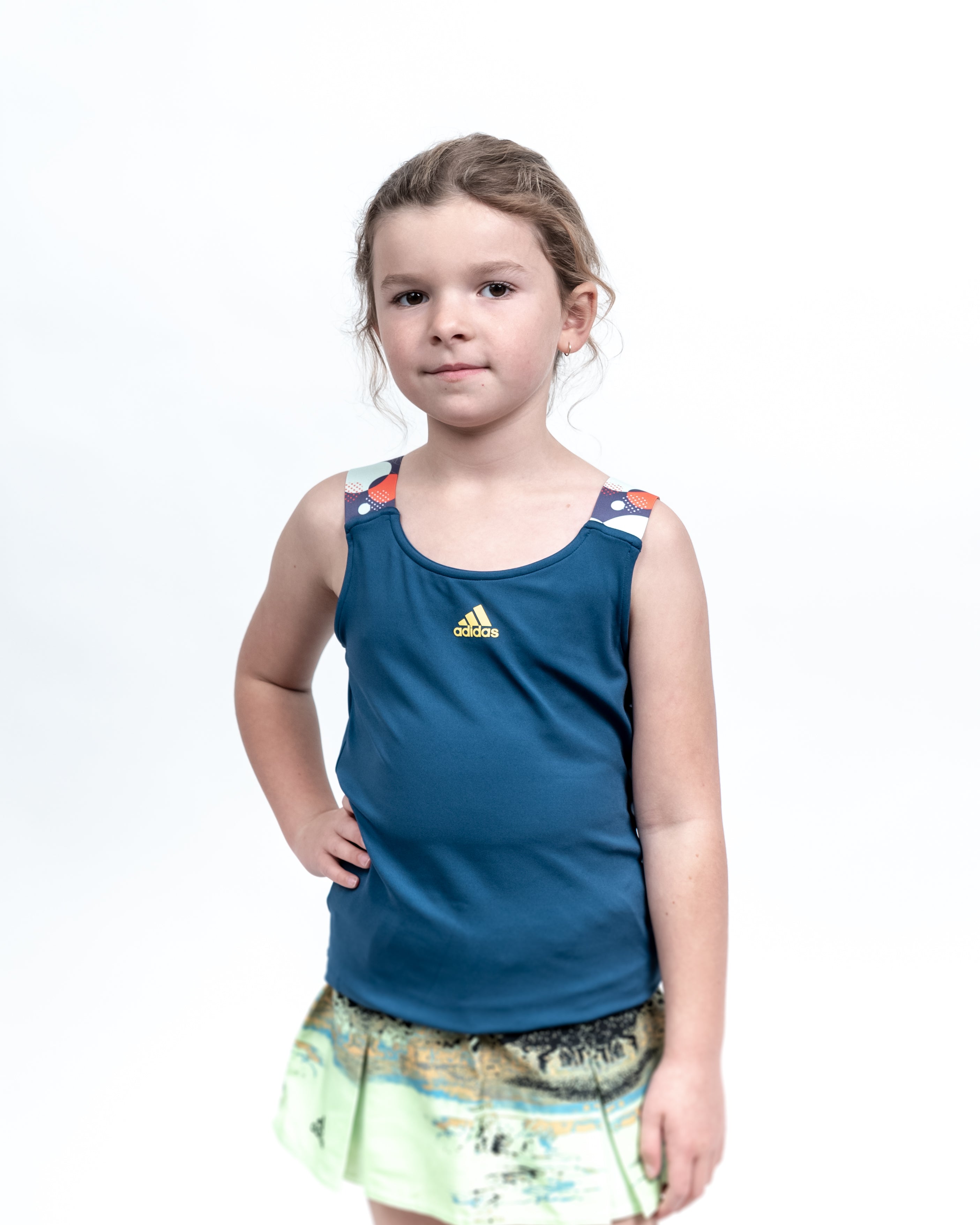 Adidas Girls Keyhole Tank Top