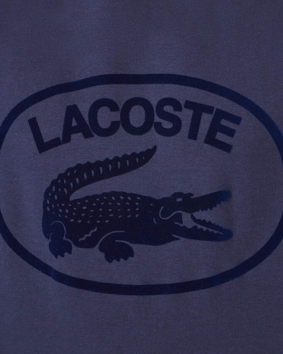 Lacoste Herre Relaxed Fit tone-i-tone mærket bomuld T-shirt